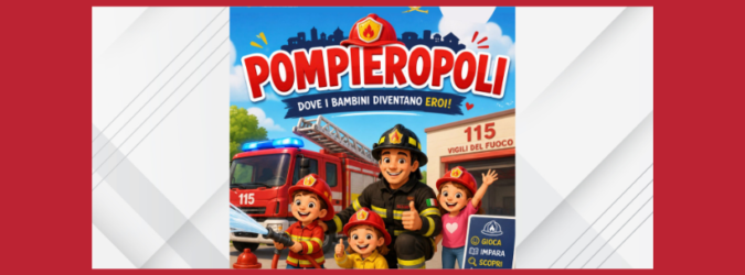 Pompieropoli ad Ascoli Piceno: Piazza Immacolata diventa la città dei Vigili del Fuoco