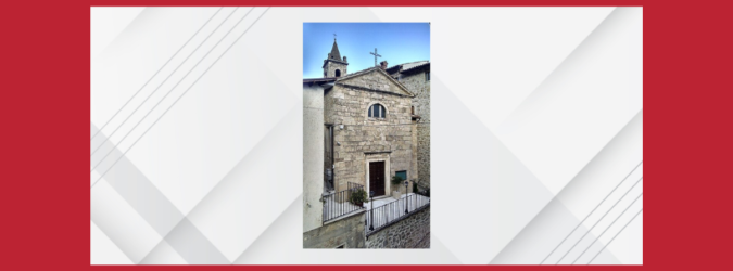 Acquasanta Terme, lavori in corso nella chiesa del Santissimo Crocifisso