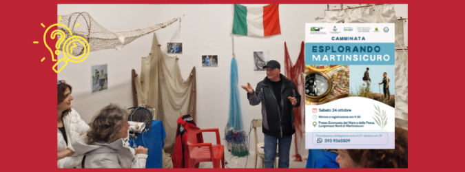 Martinsicuro, Esplorando Martinsicuro, Ecomuseo del Mare e della Pesca, passeggiata gratuita, Unione Sportiva Acli, Diritto allo Sport, Martin Pescatori, Il Marcuzzo, eventi Abruzzo, 24 ottobre 2026