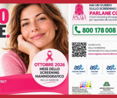 Ottobre rosa, Regione Marche, screening mammografico, mammografia, numero verde, prevenzione, tumore al seno, Paolo Calcinaro, salute donna
