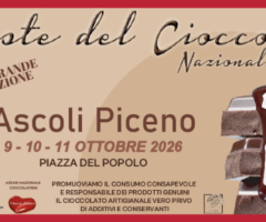 Festa del Cioccolato, Ascoli Piceno, Piazza del Popolo, cioccolato artigianale, eventi ottobre 2026, Choco Amore, Choco Play, laboratori scolastici, Marche, eventi famiglie