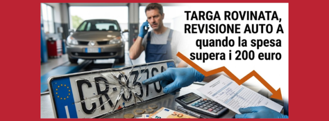 targa rovinata, revisione auto, targa deteriorata, reimmatricolazione, ACI, Codice della strada, Motorizzazione, automobilisti, targhe auto, Trento